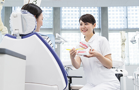 ブラッシング指導